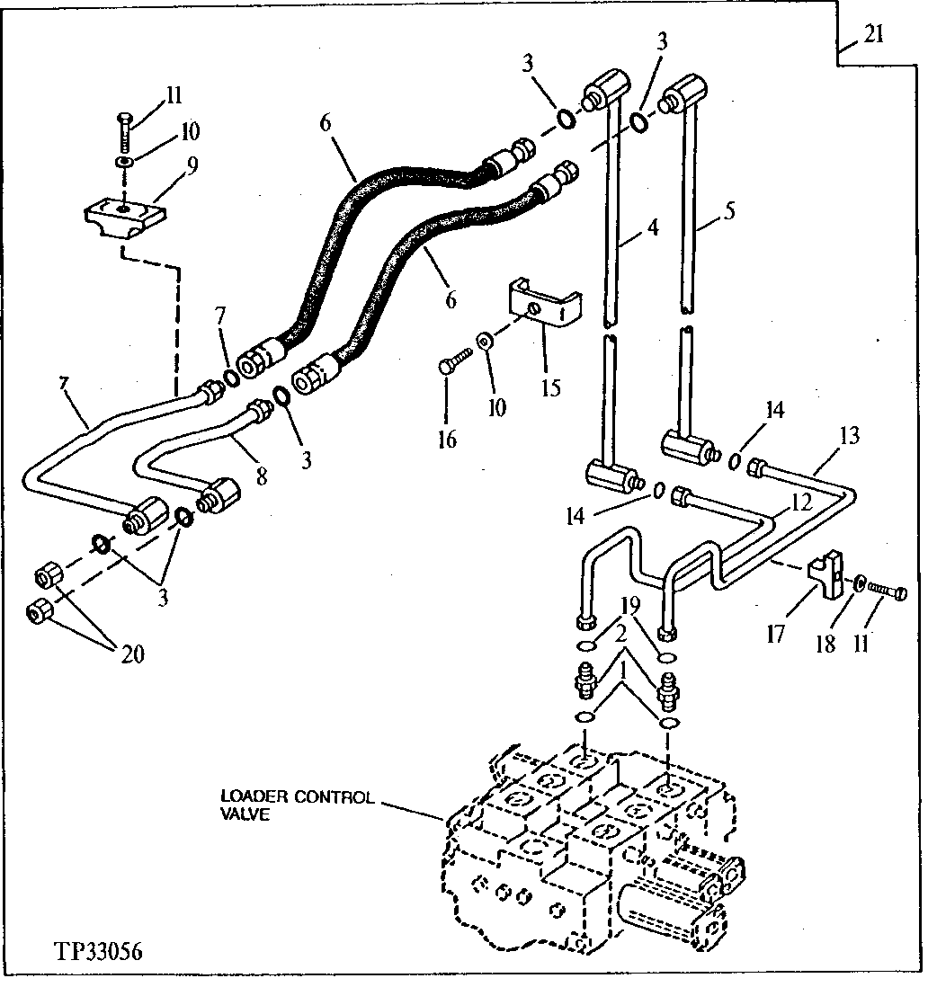 Third Function Auxiliary Hydraulic Lines (For Use With Tool Carrier or Log Loader)