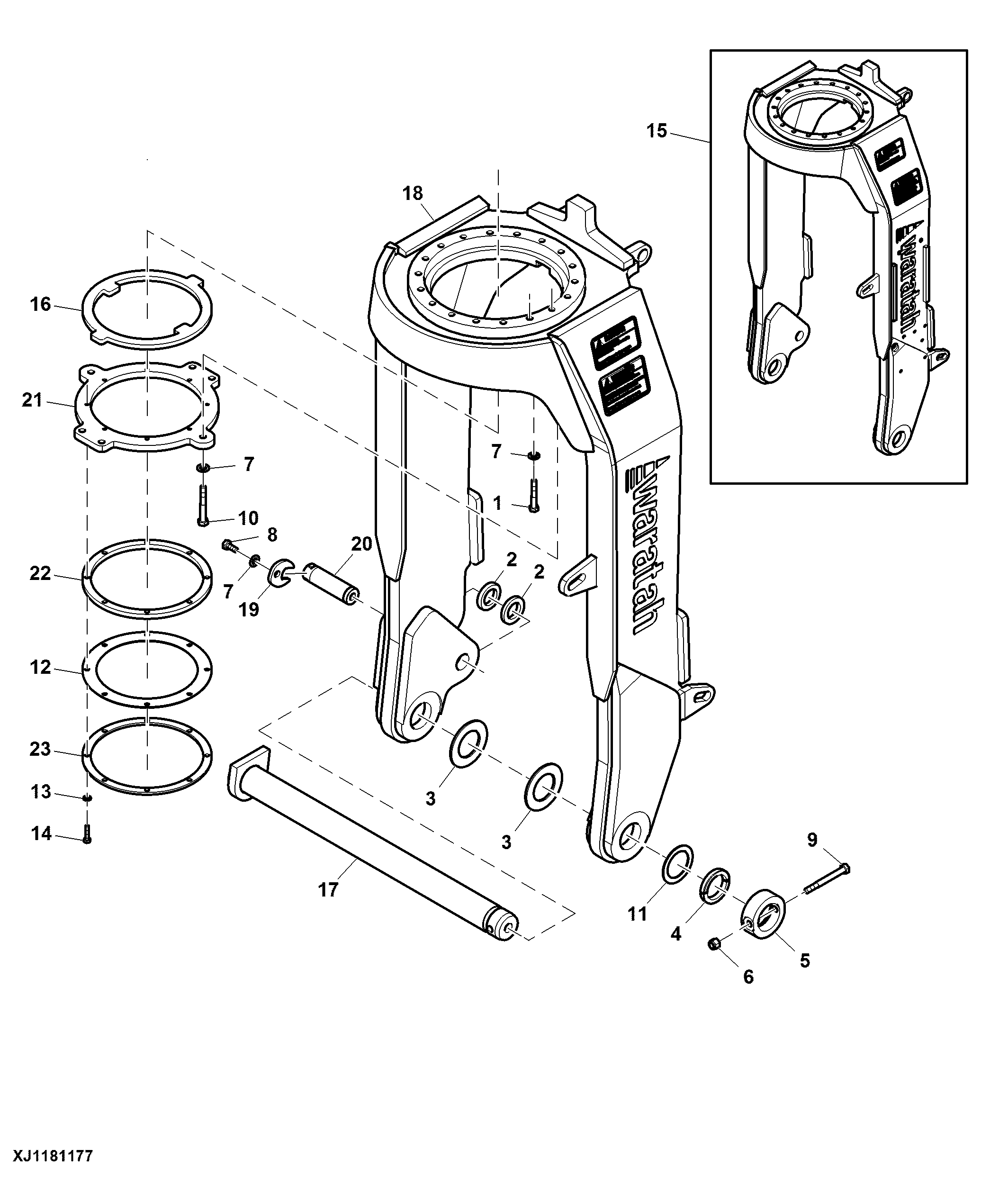 Tilt Frame (Continuous Rotation And Thru Hosing)