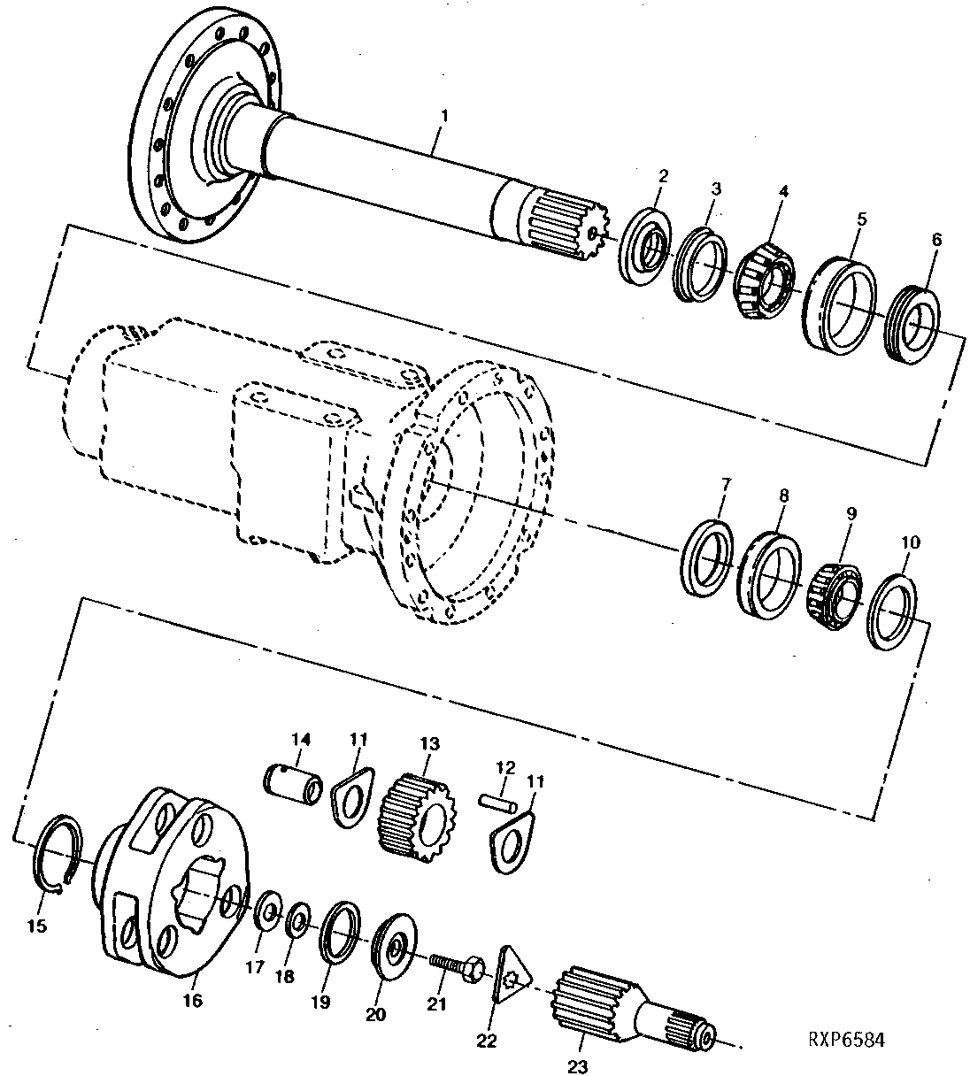Planetary and Axle Shaft (ROAR, ROAS, ROAL)