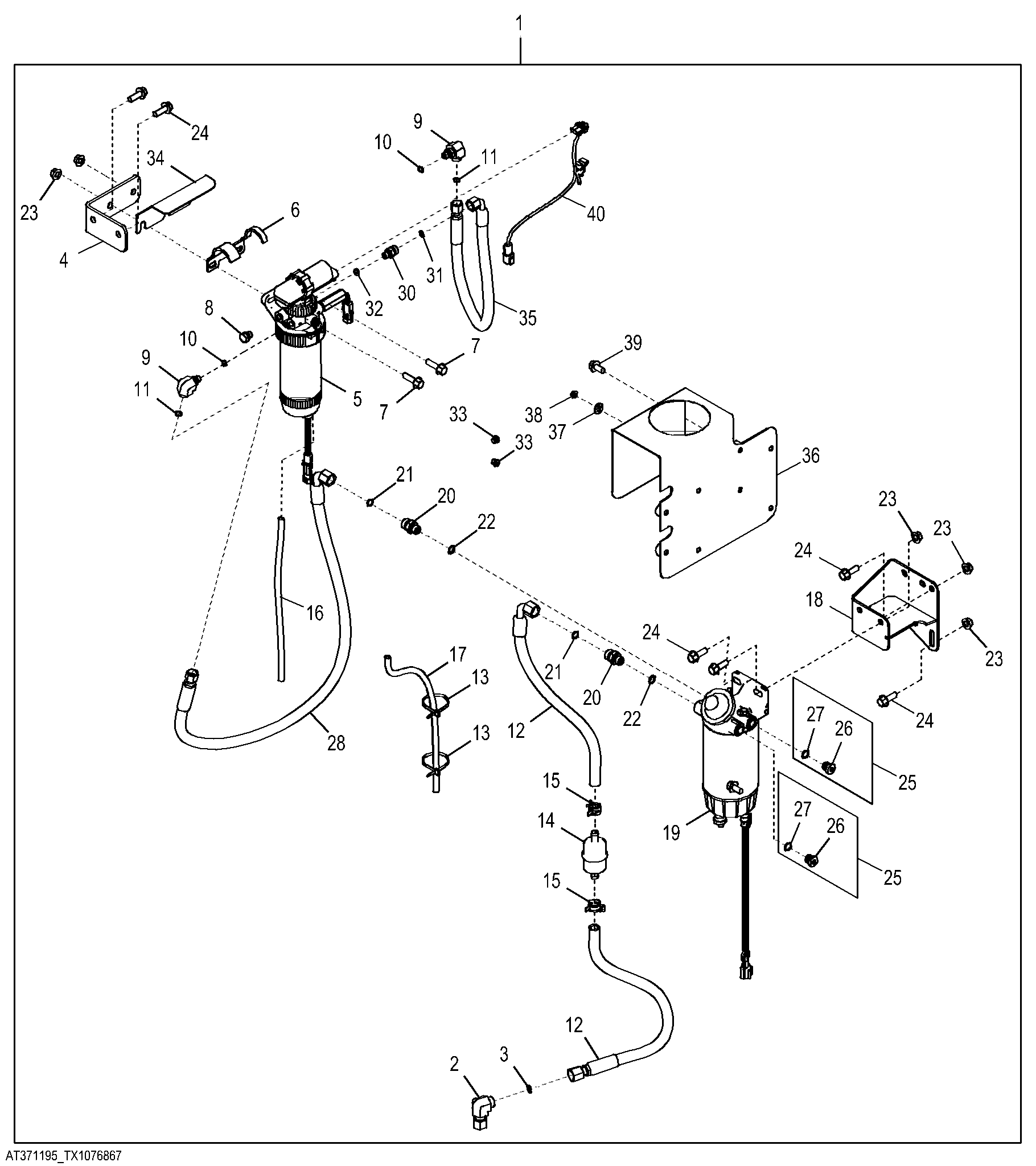 Severe Duty Fuel Filter and Water Separator Kit
