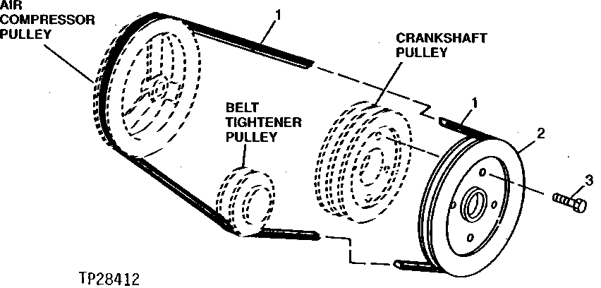 AIR COMPRESSOR BELT