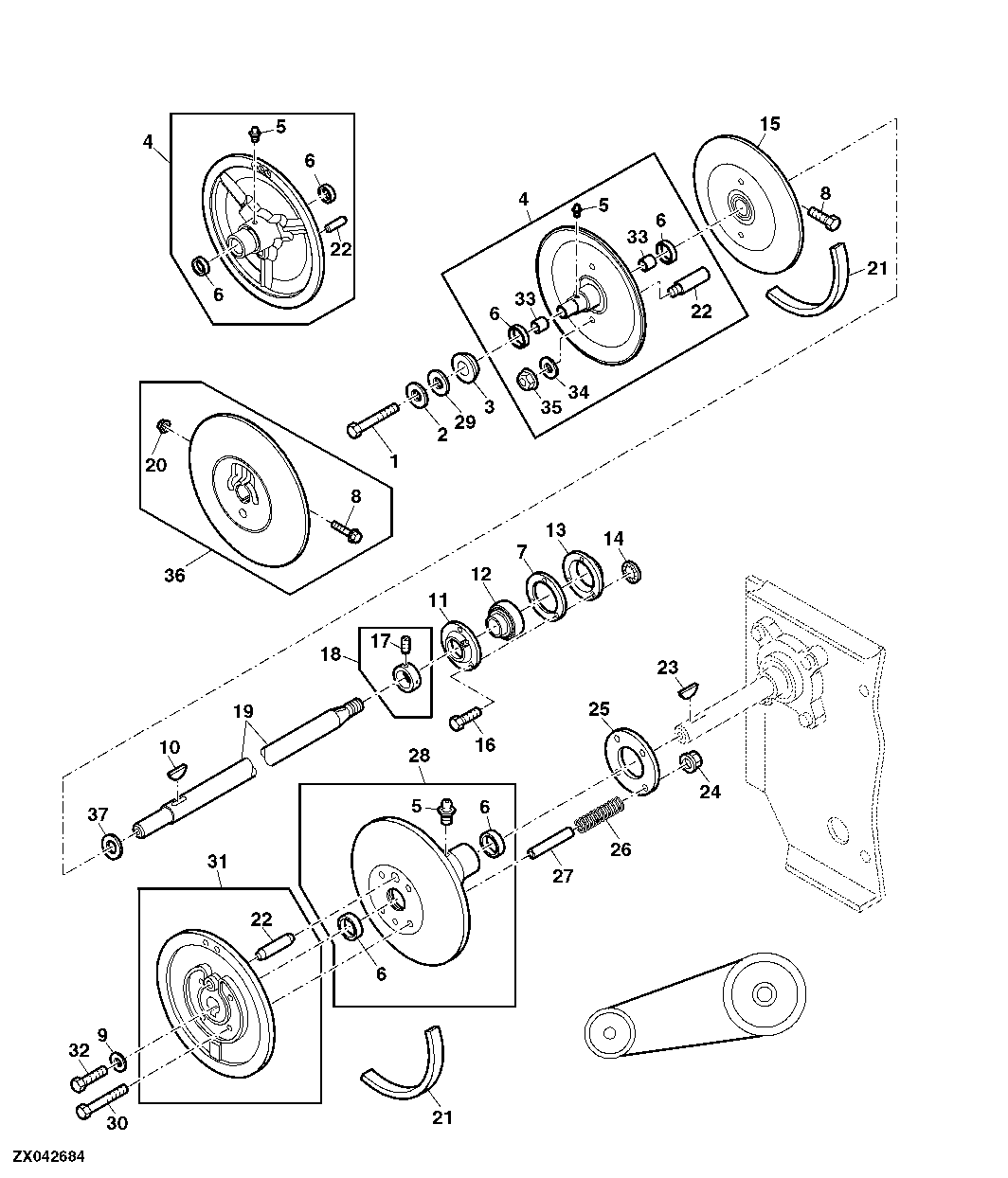 Separator Fan Drive and Secondary Countershaft