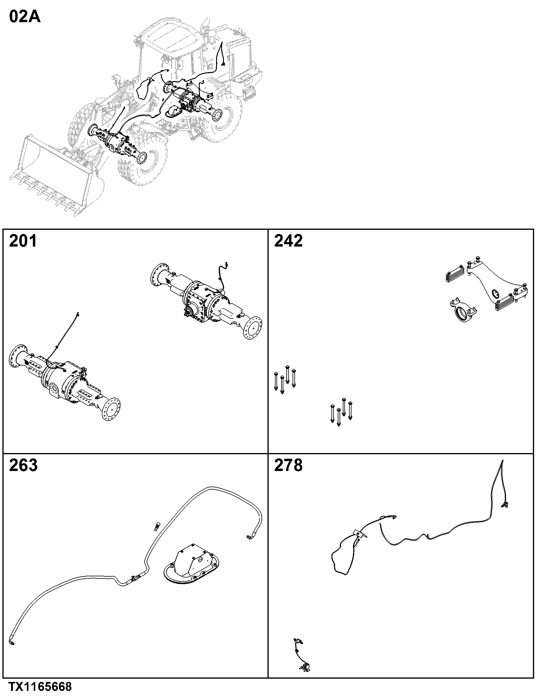 02A Axles, Differentials & Suspension Systems