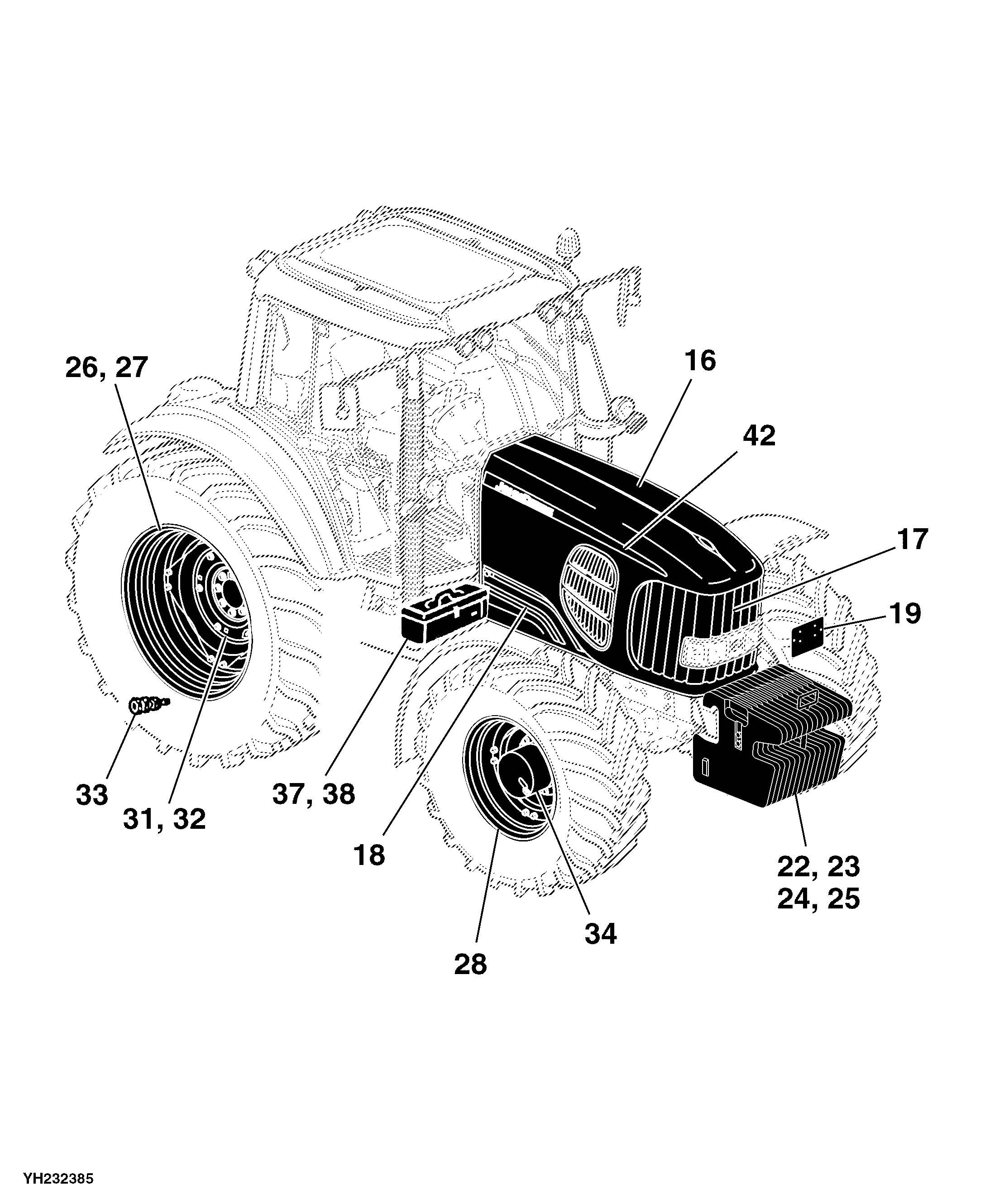 80 Frame, Front Axles, Sheets, Miscellaneous