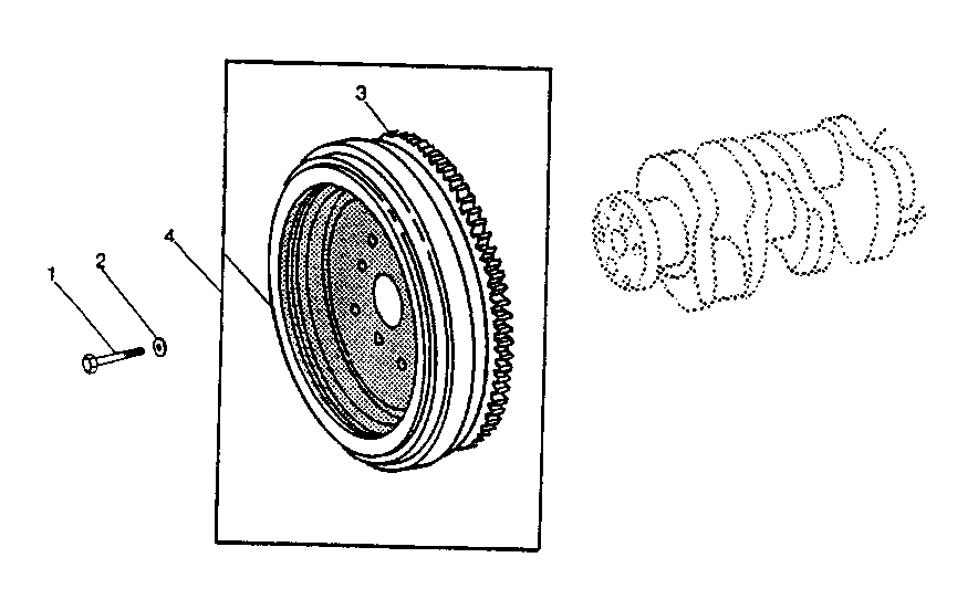 FLYWHEEL (11,5") (292 MM) OVER CENTER CLUTCH
