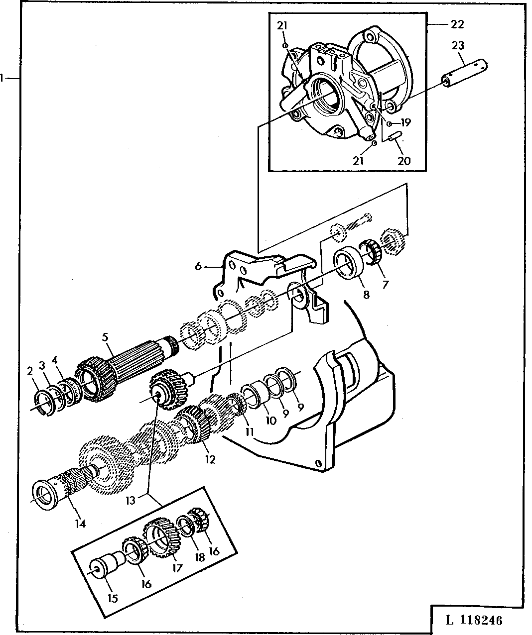 REVERSE RANGE CONVERSION KIT (WITH SYNCHR. TRANSM. AND CREEPER TRANSM./MFWD)