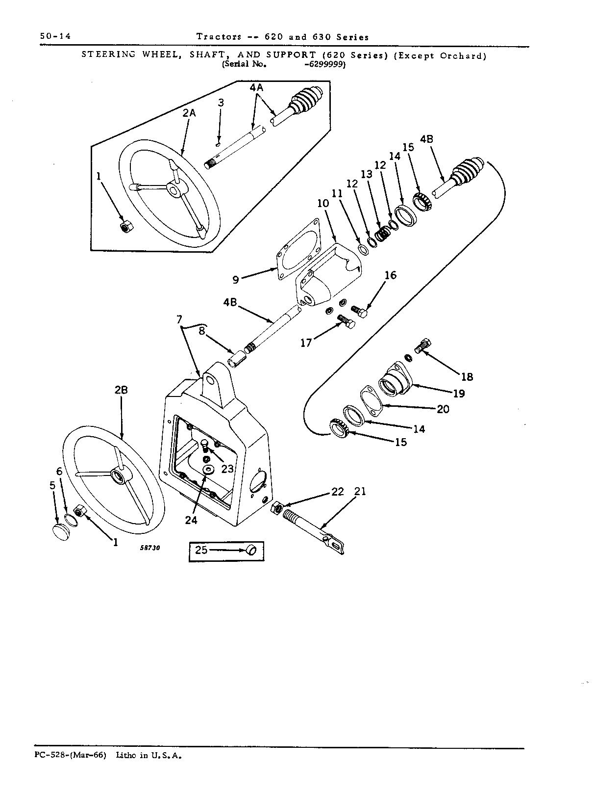 Shaft, steering and wheel