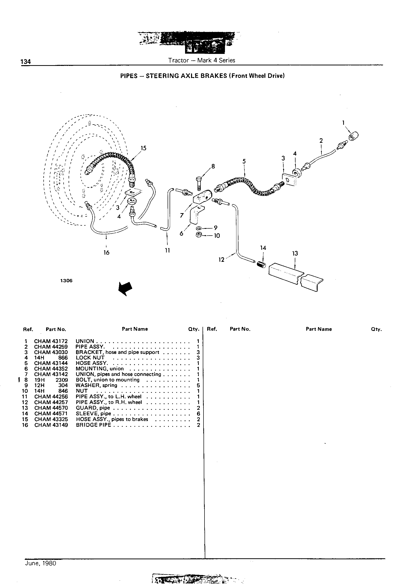 Pipes - Steering Axle Brakes (Continued)