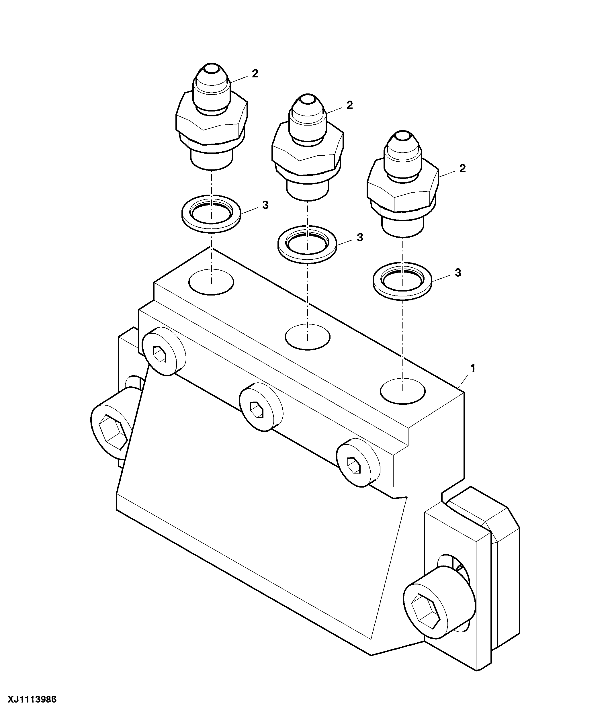 Colour Marking Nozzle Valve Mounting and Fitting
