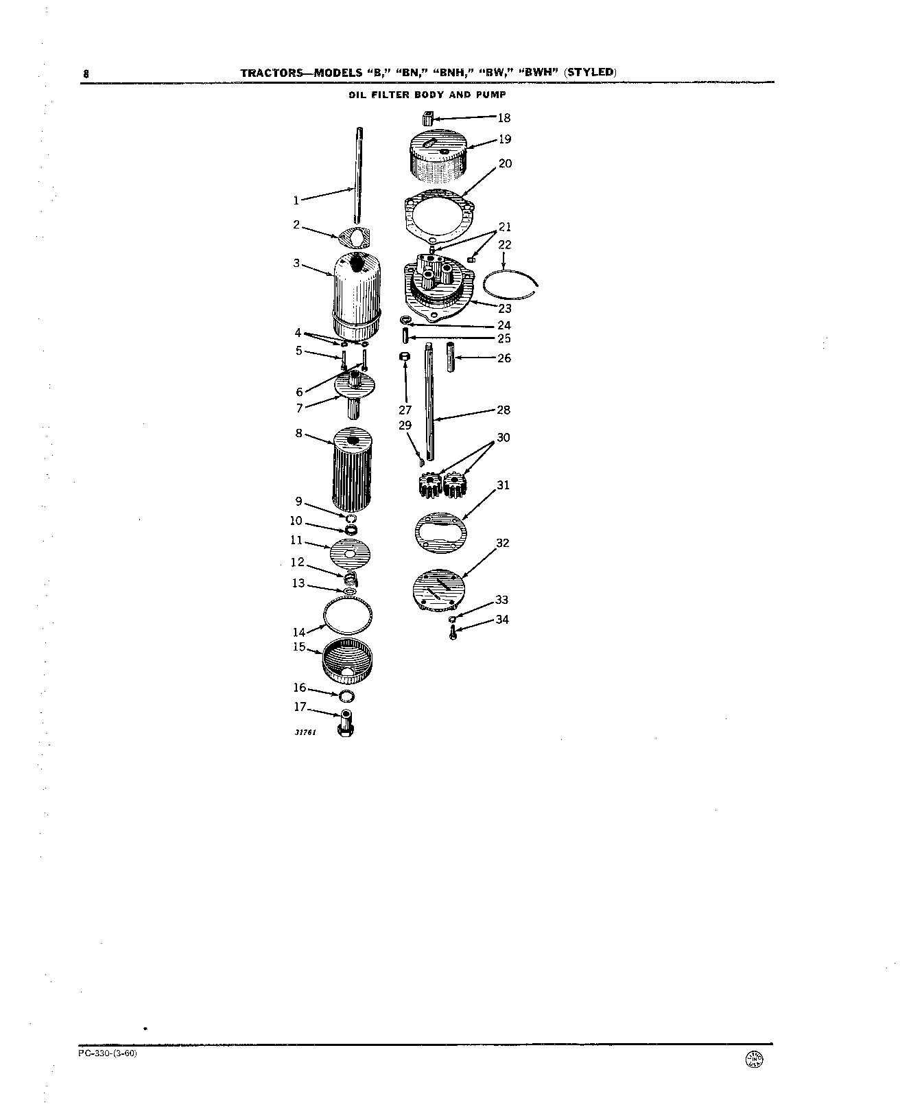 Oil Filter Body and Pump