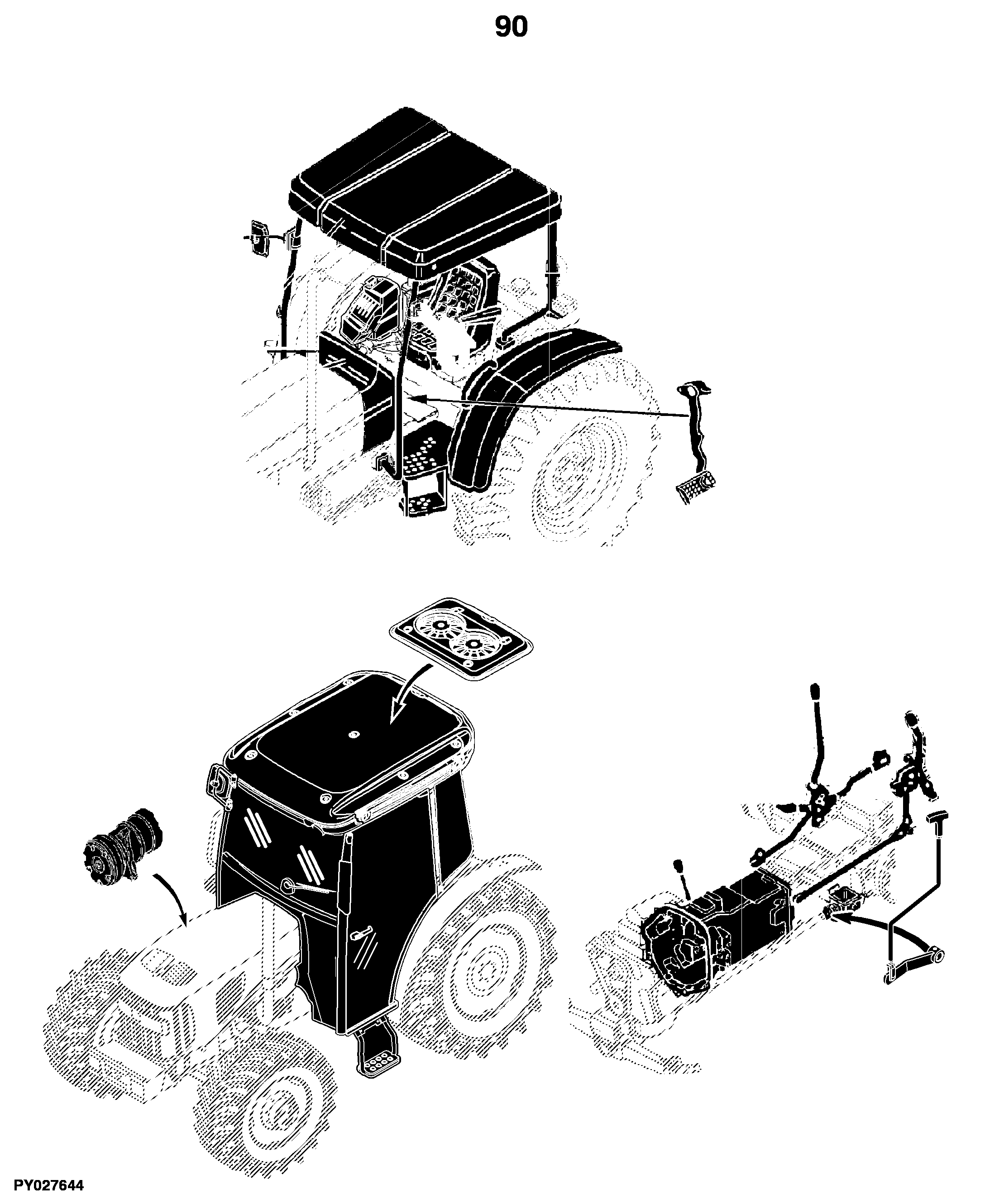 5090GH Tractor (Engine 4045HAT81)(Europe Edition)
