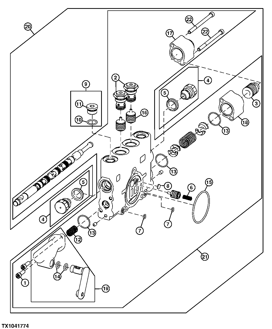 Scarifier and Auxiliary Valve Section W/ Float