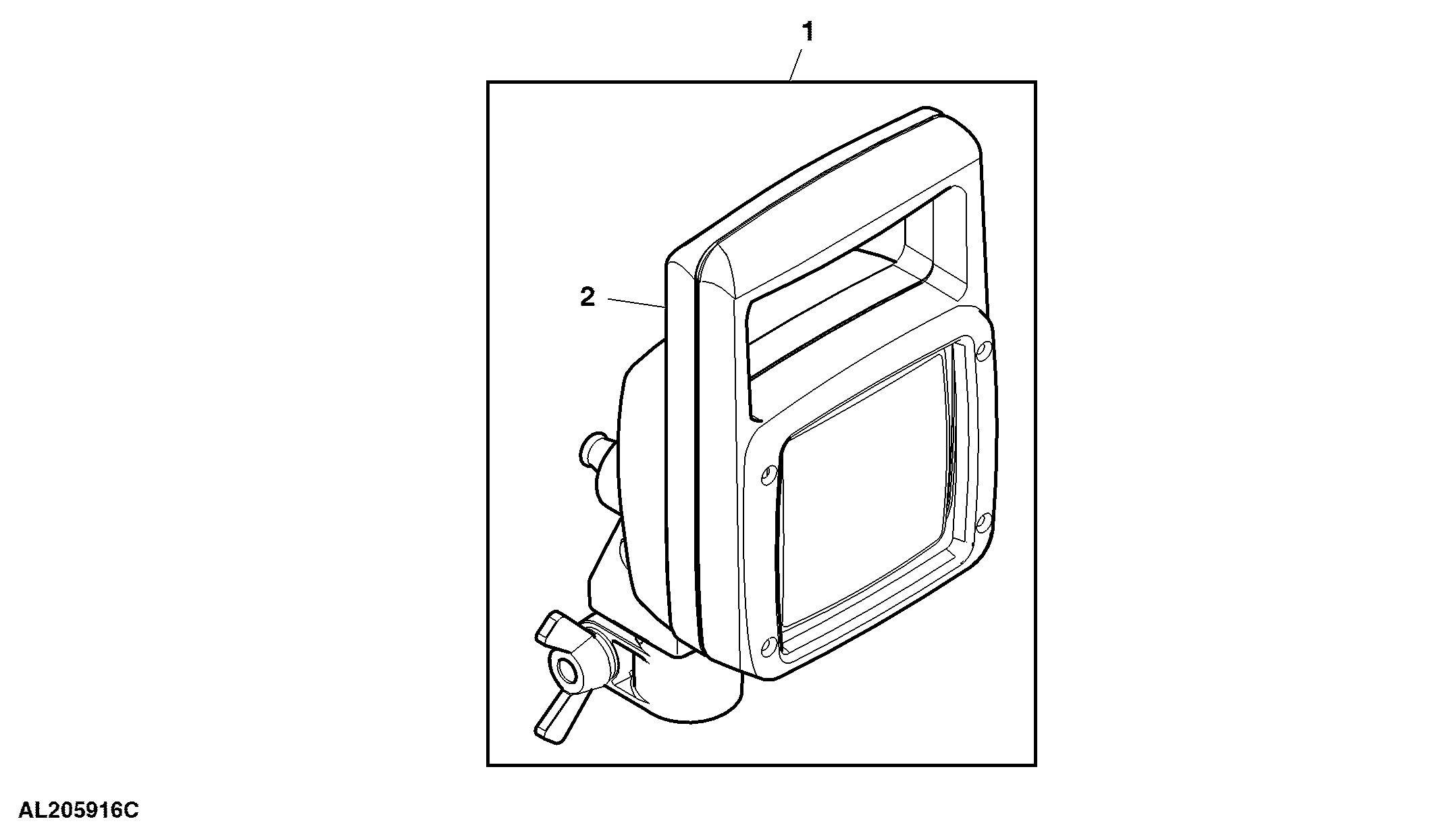 Work Light, Beacon Light Socket, Attachment
