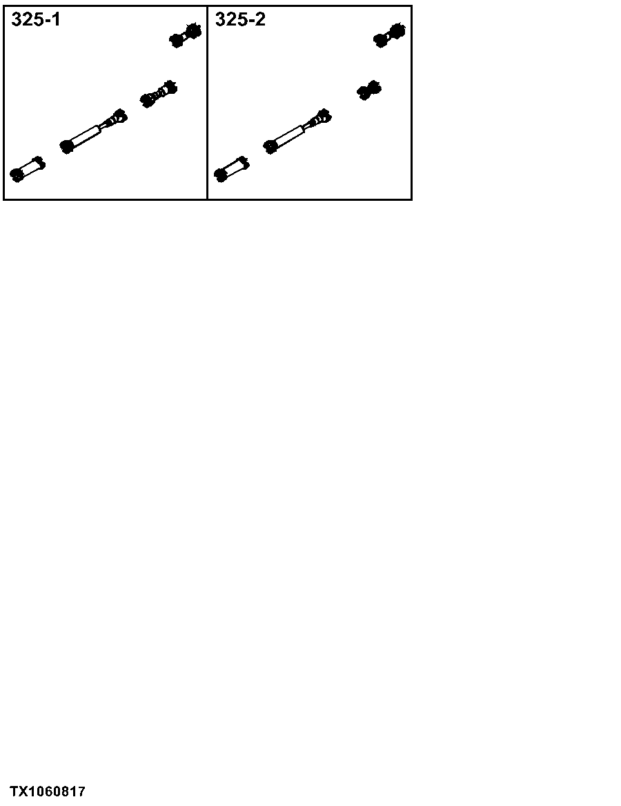 0325 Input Drive Shafts & U-joints
