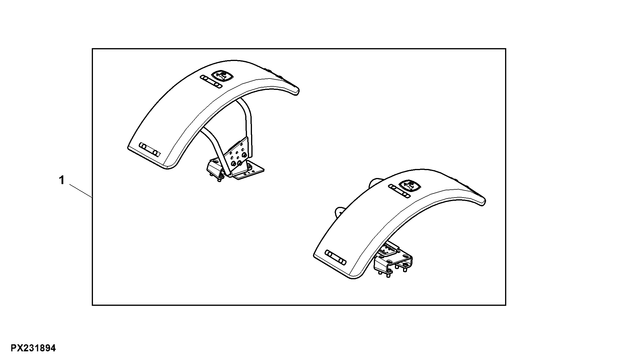 Attachment, Front Fenders