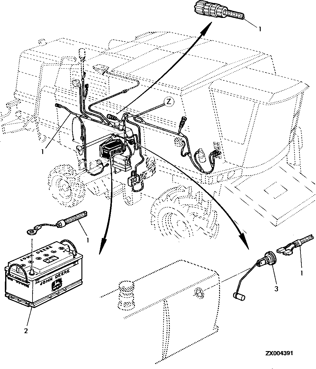 RIGHT-HAND BASIC WIRING HARNESS IV