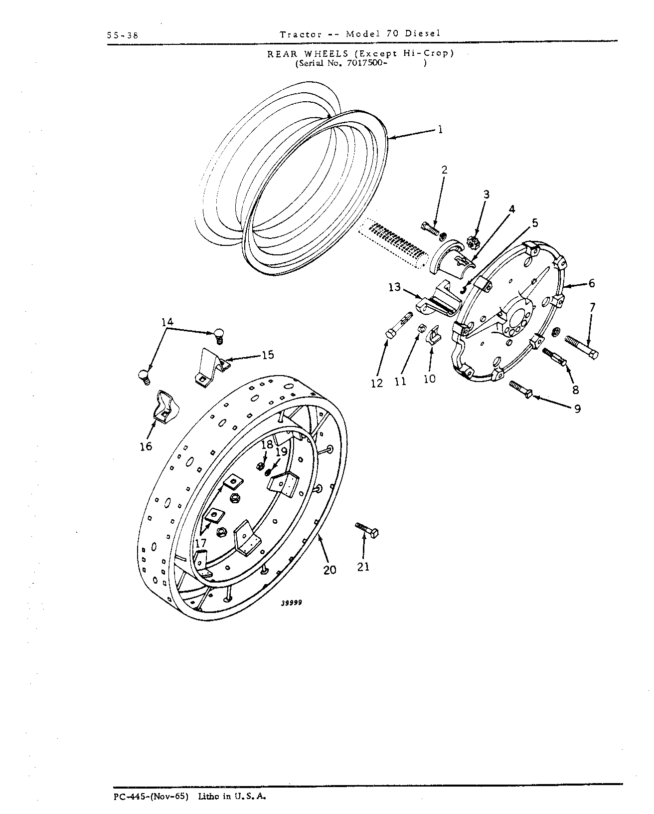 Section 55 - Steering Mechanism, Front End Equipment, and Rear Wheels (Continued)