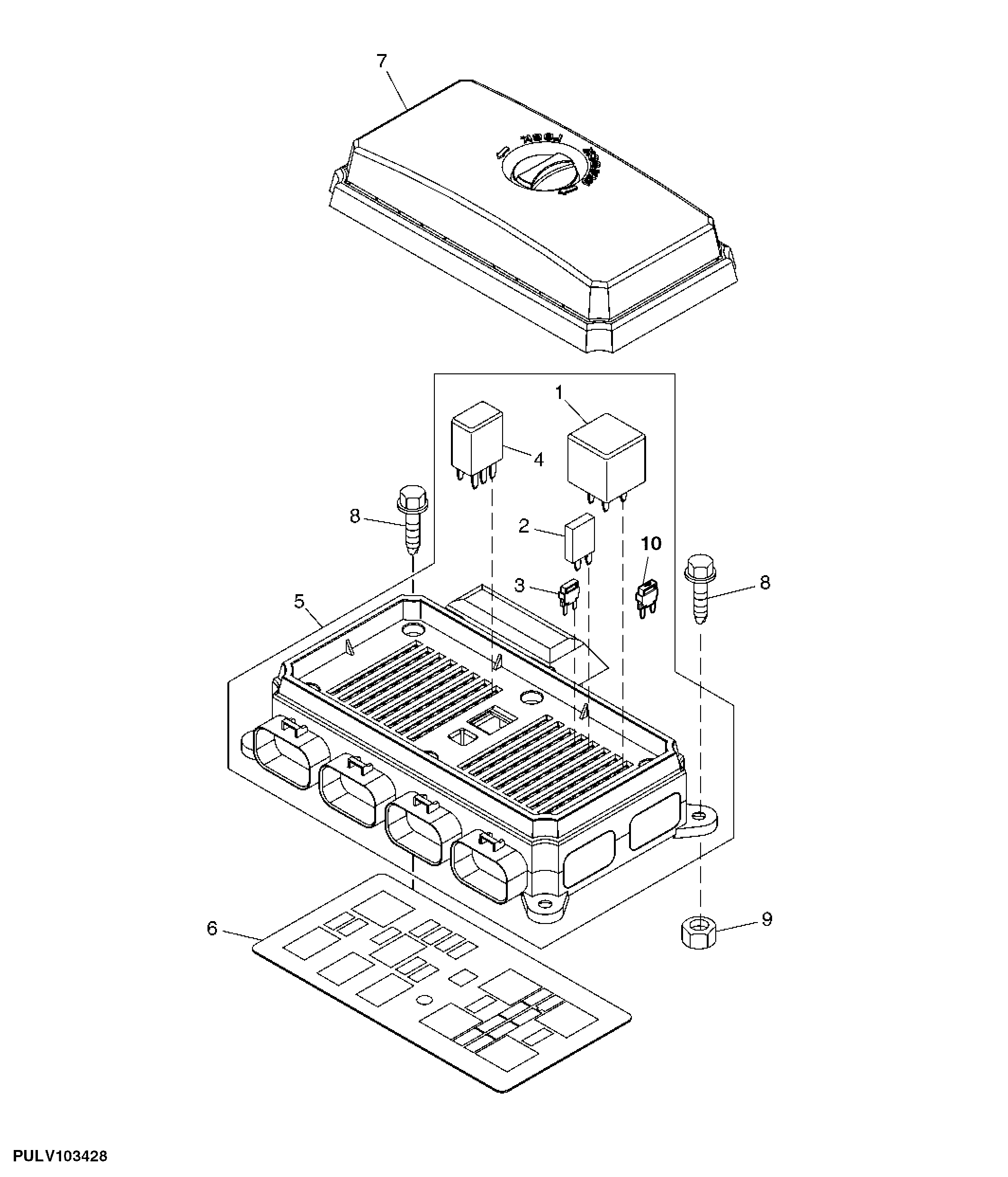 VEC LOAD CENTER ASSEMBLY AND MOUNTING (STRADDLE MOUNT)