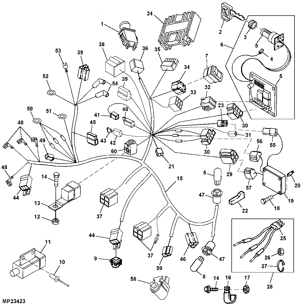 Wiring Harness (Export) (Continued) ( - 070000)