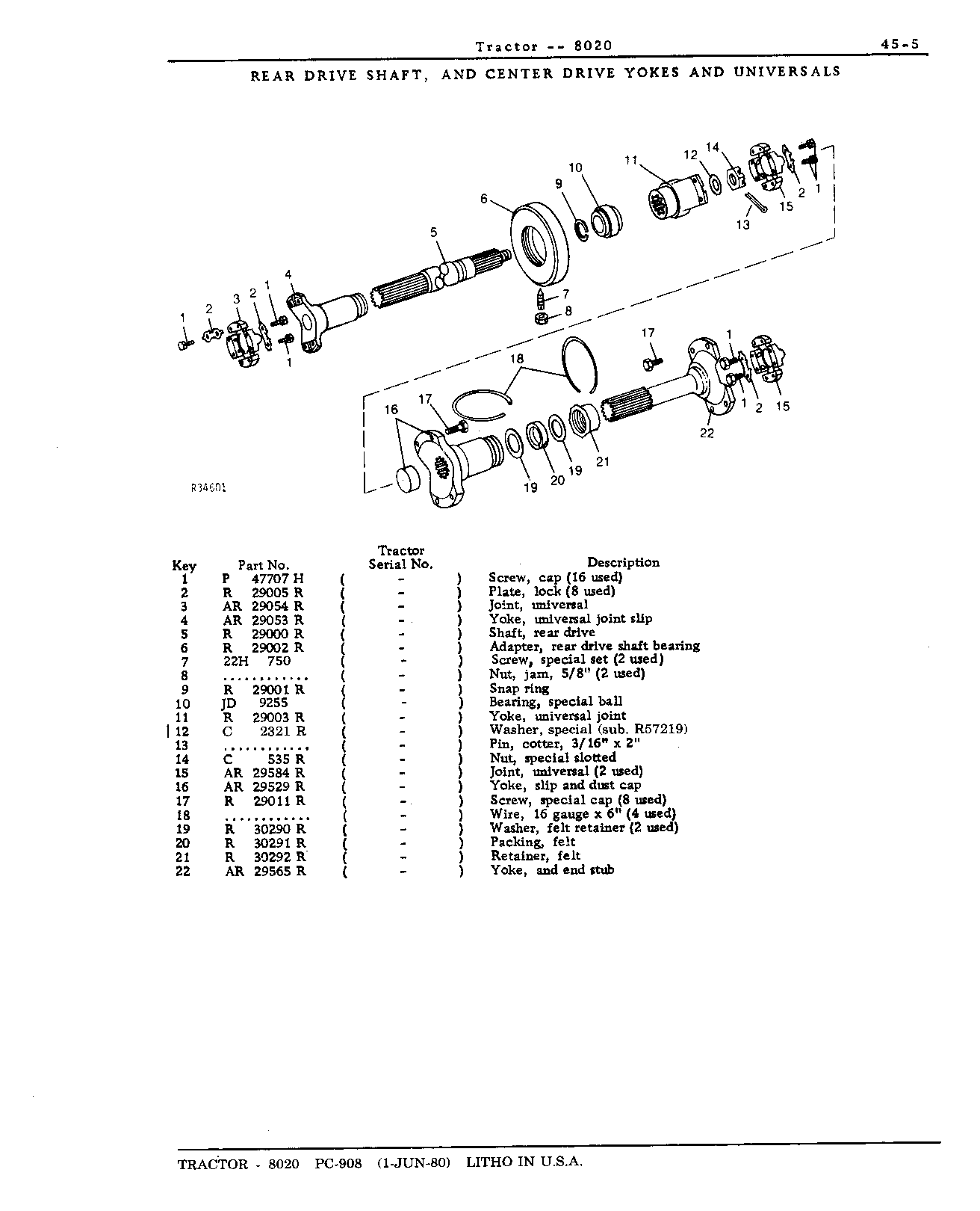 Section 45-Wheels, Axles, Drives, and Differential (Continued)