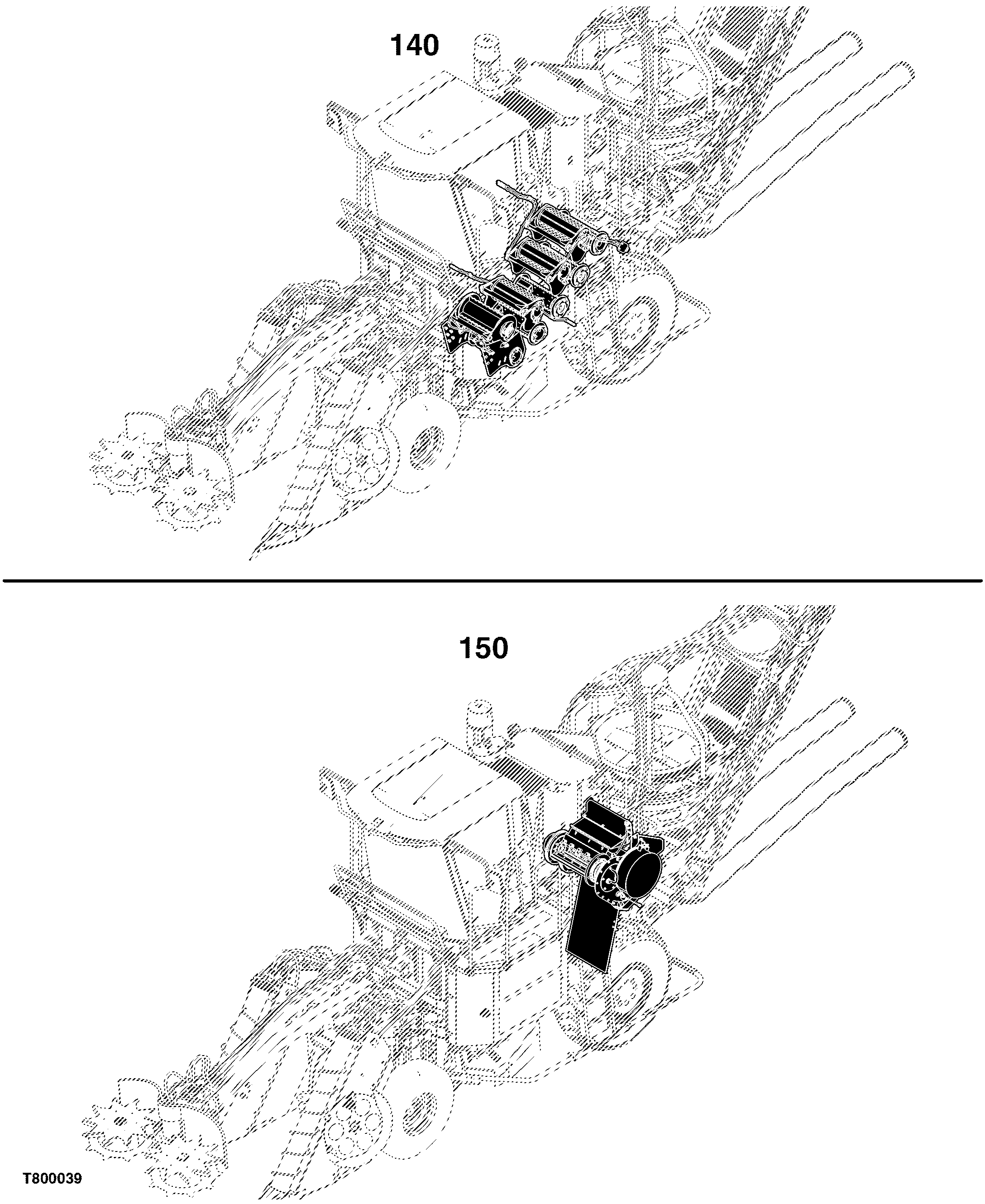 CH330 Sugarcane Harvester (Engine 6068HT802)(s.n. 200000- ) China Edition