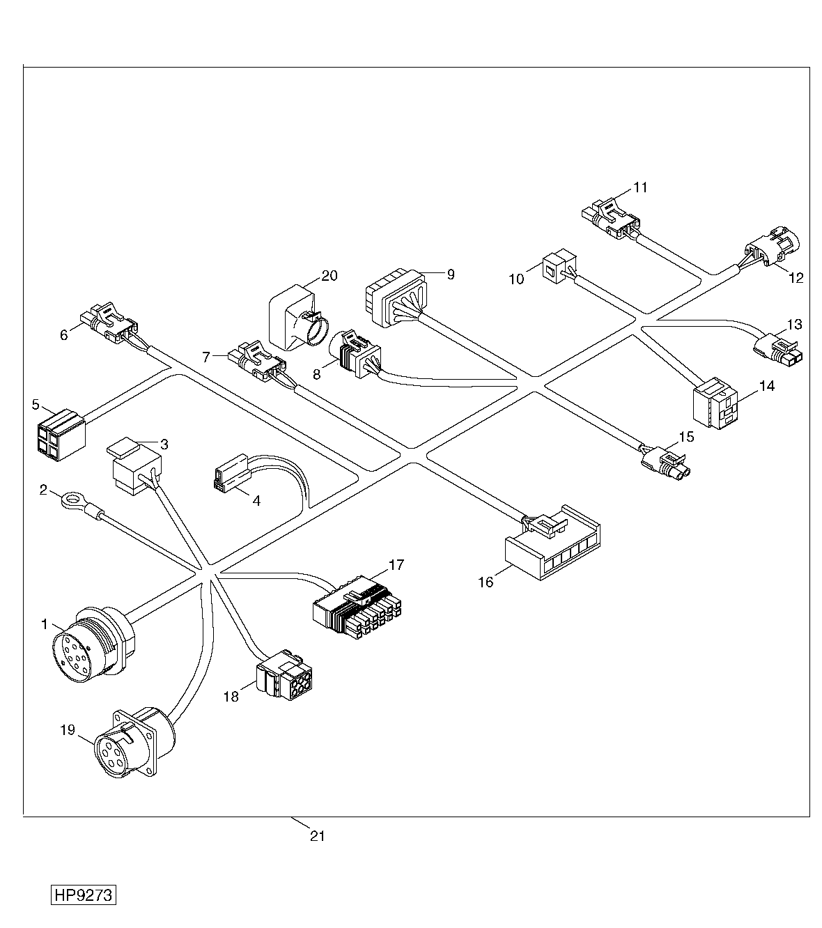 Air Conditioning Wiring Harness ( - 695400)