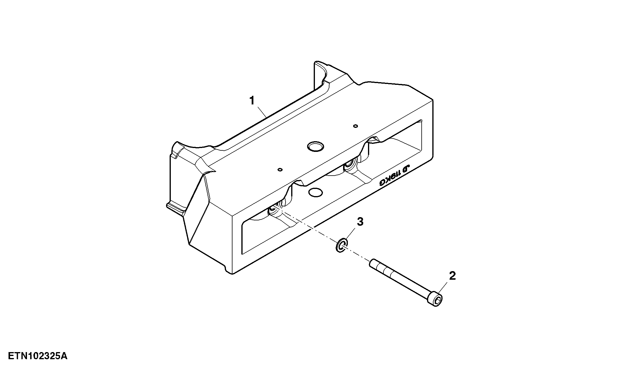 Main Frame Basic Weight, W/O Pin, 119 kg