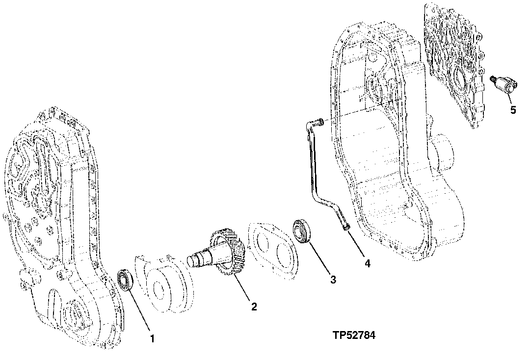 Transmission Idler Shaft Synchro-Shuttle (w/MFWD)