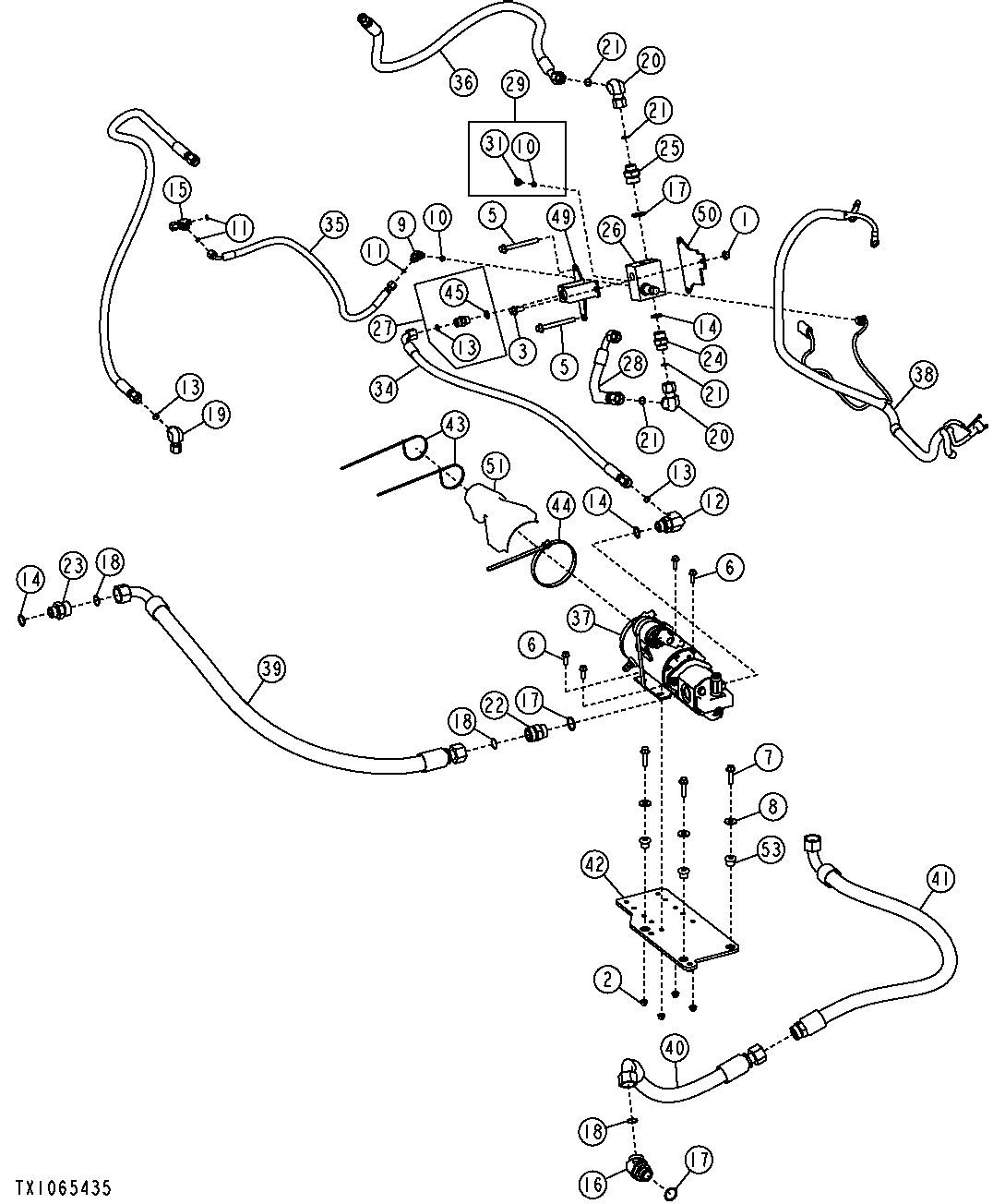 SECONDARY STEERING KIT (TORQUE CONVERTER) (FACTORY)