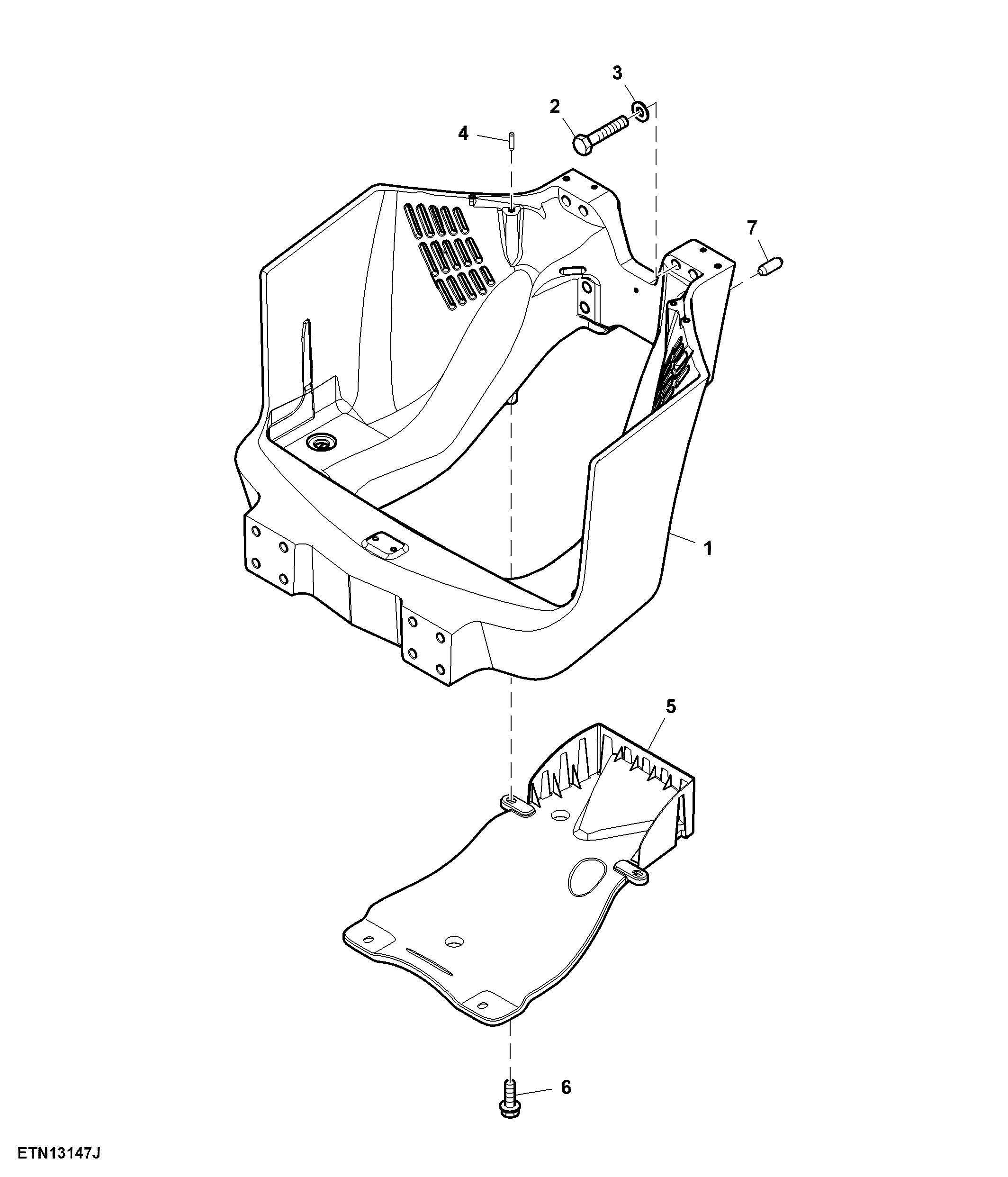 Front Support, MFWD and Non-Powered Front Axle
