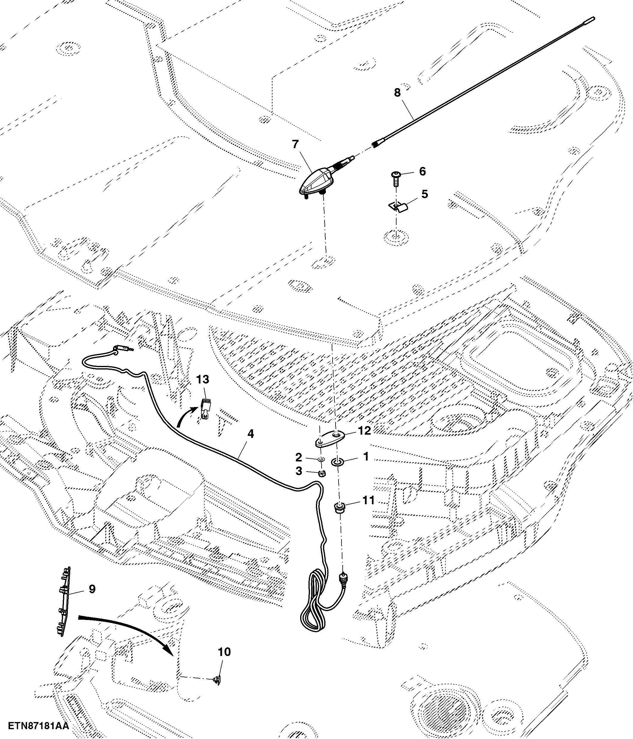 Antenna, Radio Ready, Optional (410003 - 430028)