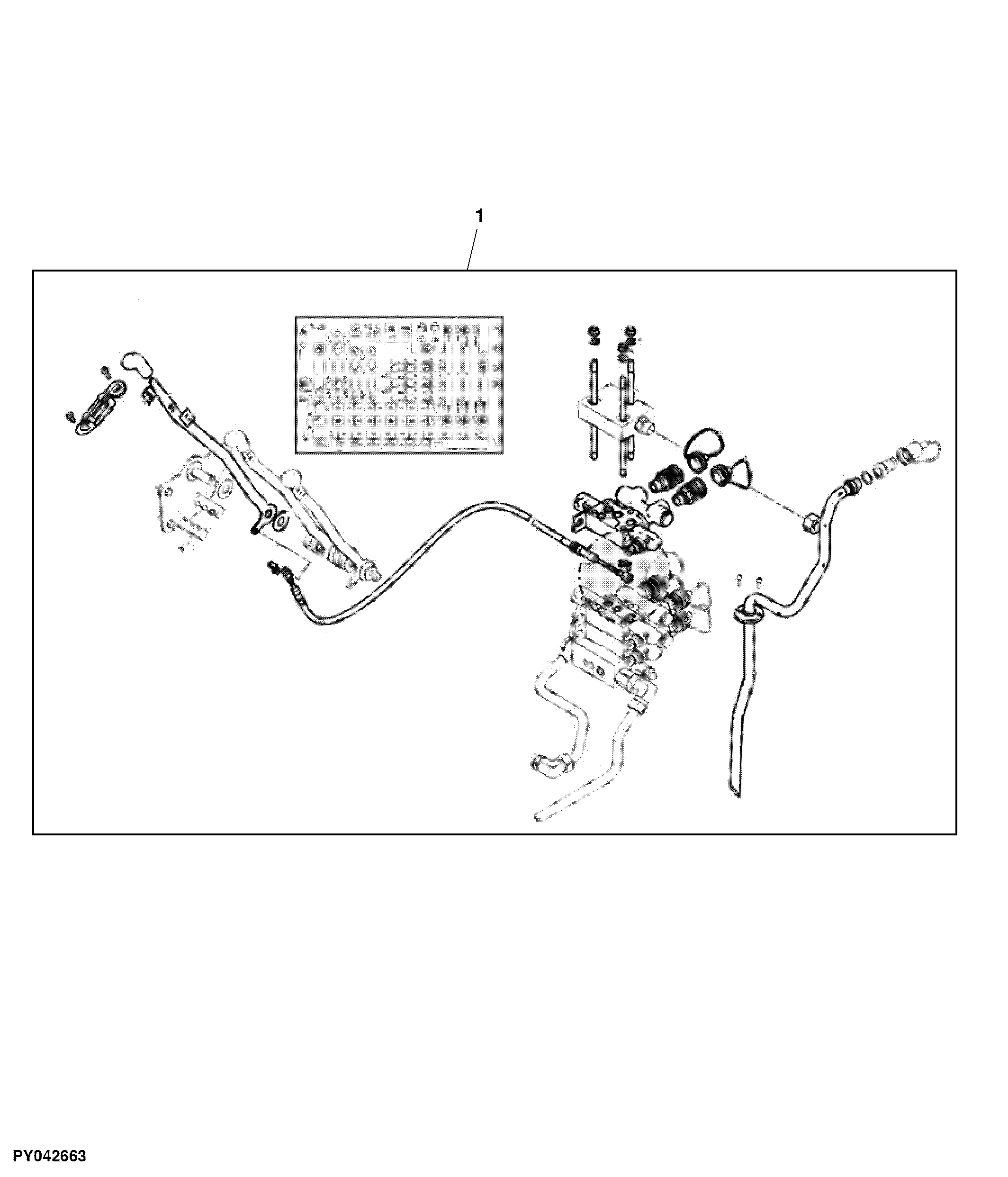 Attachment, Double Acting SCV, W/ Quick Push and Pull Coupler