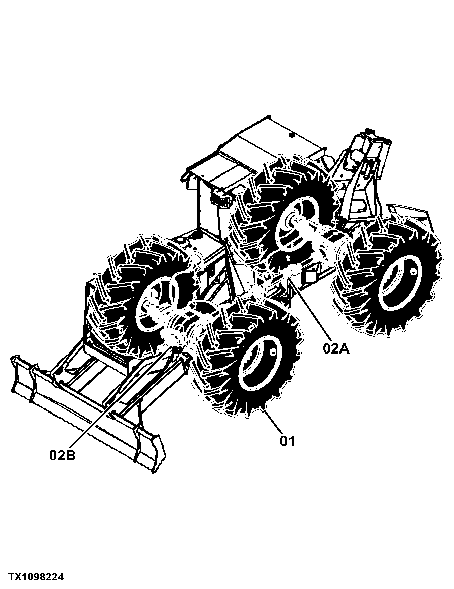 540H Cable Skidder (PIN: 1DW540HX_ _D630436 - D666892)