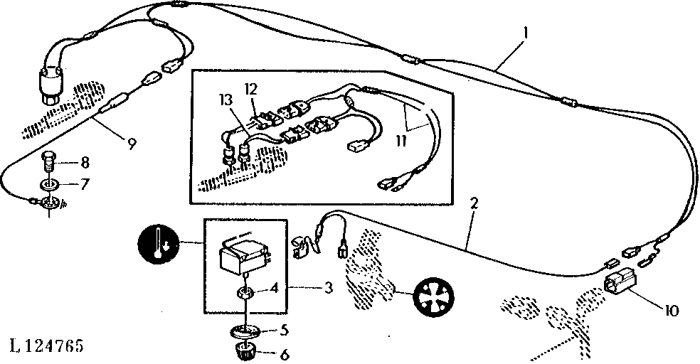 WIRING HARNESS / SWITCH FOR AIR CONDITIONING SGB