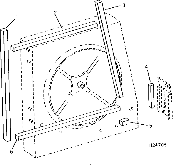 Rotary Screen Door Seals (Retro- Fit Cooling System) ( - 101300)