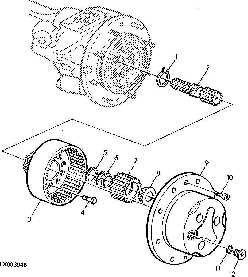 FRONT WHEEL DRIVE, PLANETARY DRIVE (APL2035)