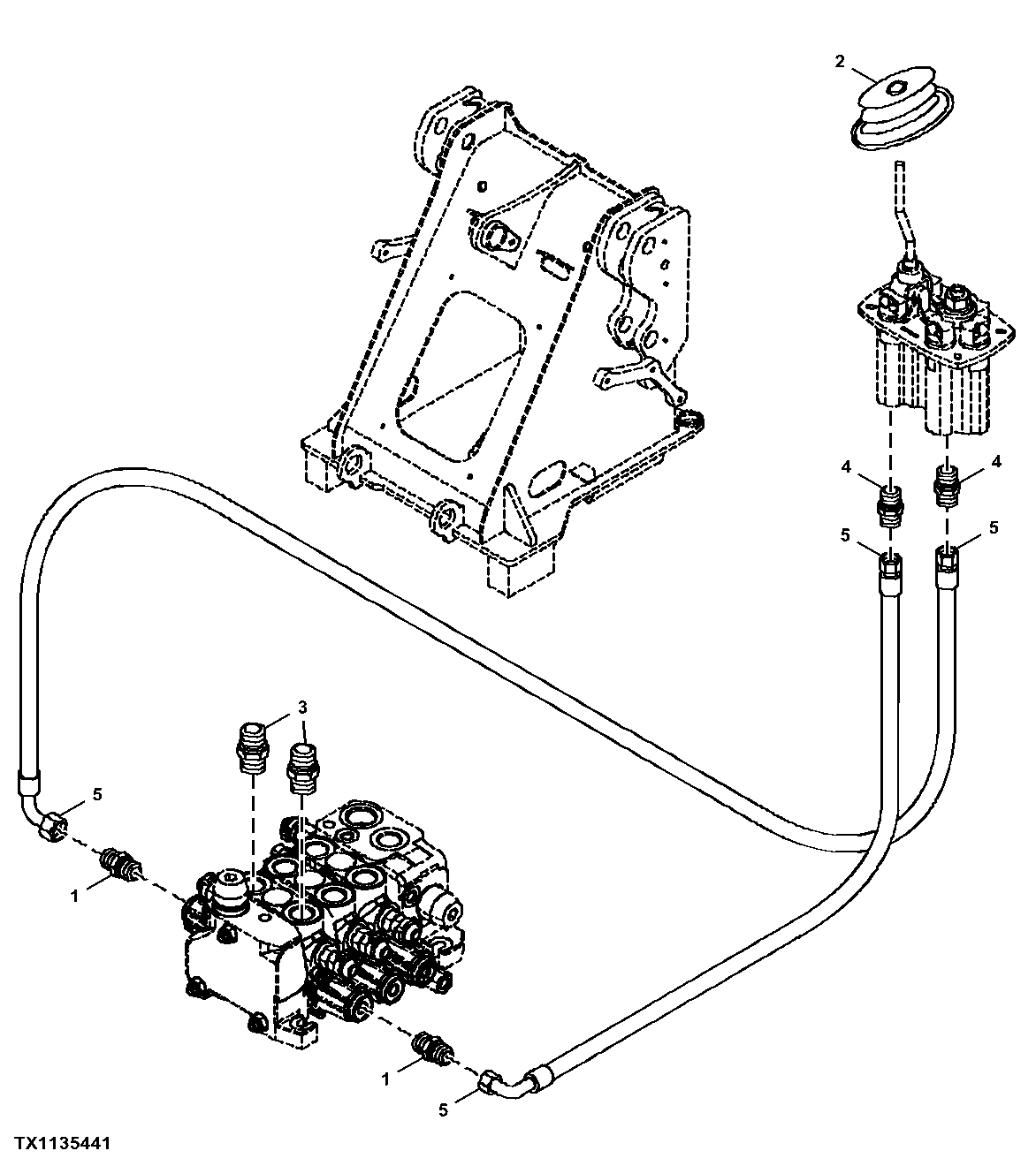 Third Function Hydraulic Lines and Fittings