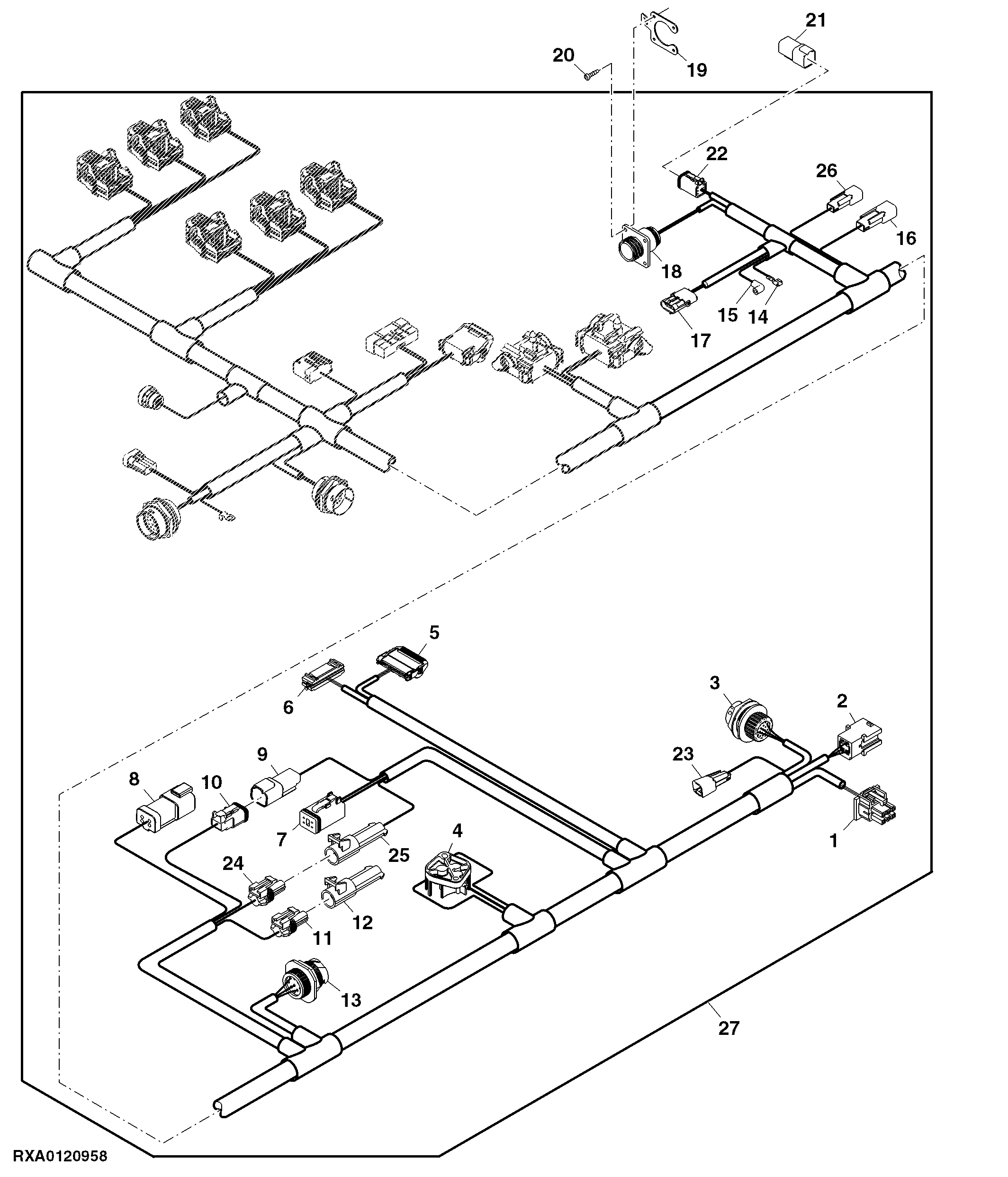 Cab Wiring Harness Connectors, IVT™ (For Europe)