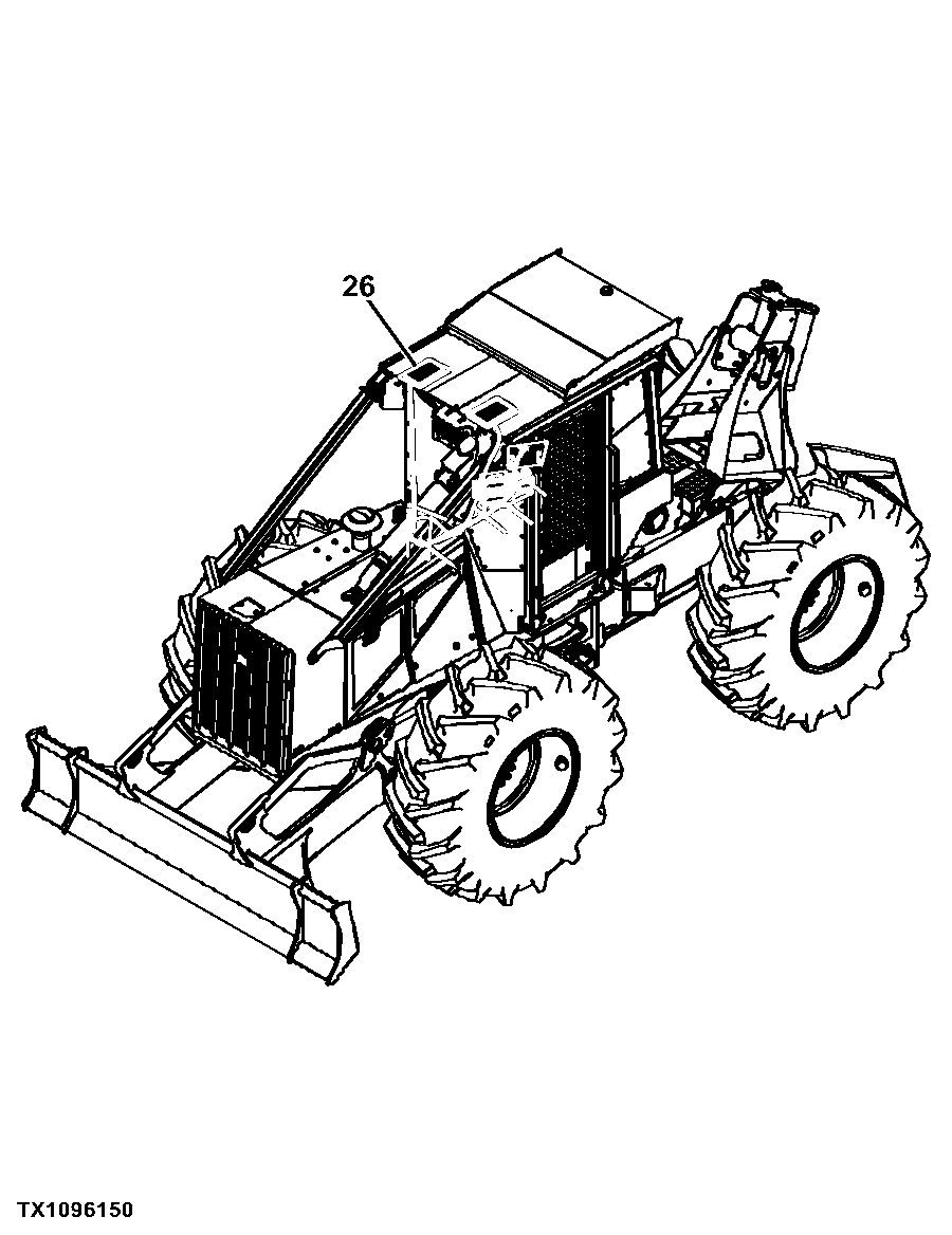 540GIII Cable Skidder (PIN: 1DW540GX_ _C630436 - C666892)