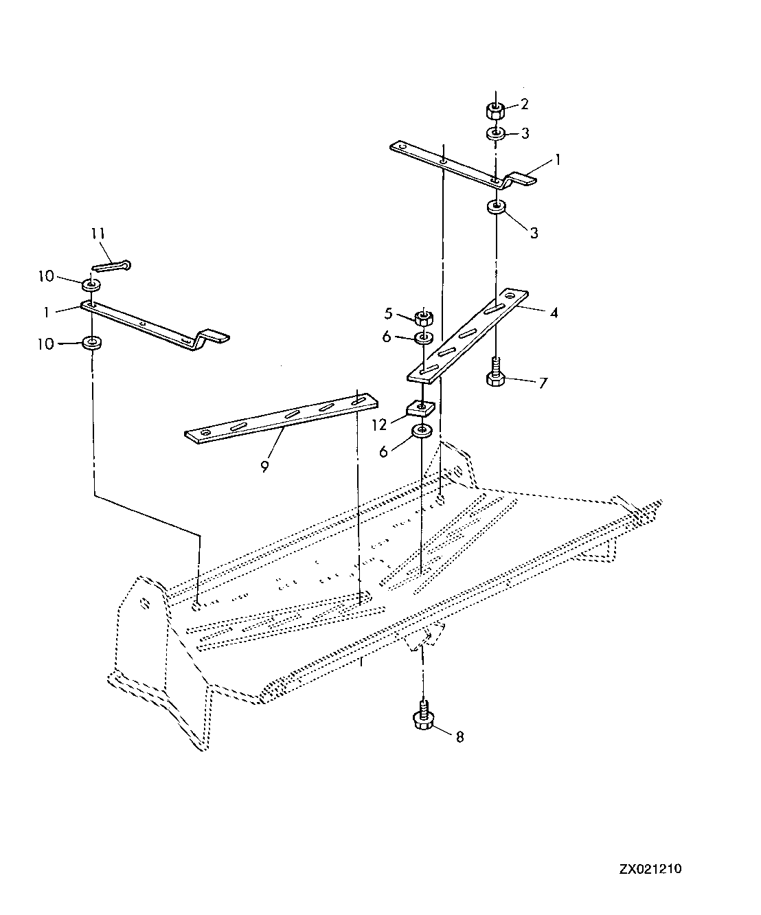 STRAW DISTRIBUTOR WITH ADJUSTABLE STRAW DEFLECTORS