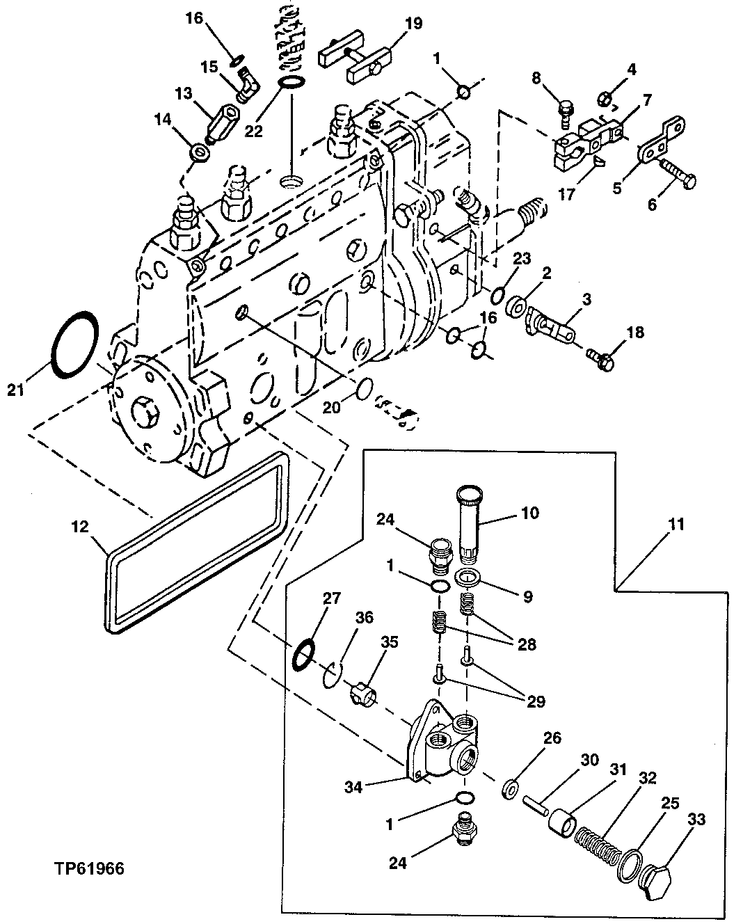 Fuel Injection Pump Levers (709640 - 801836)
