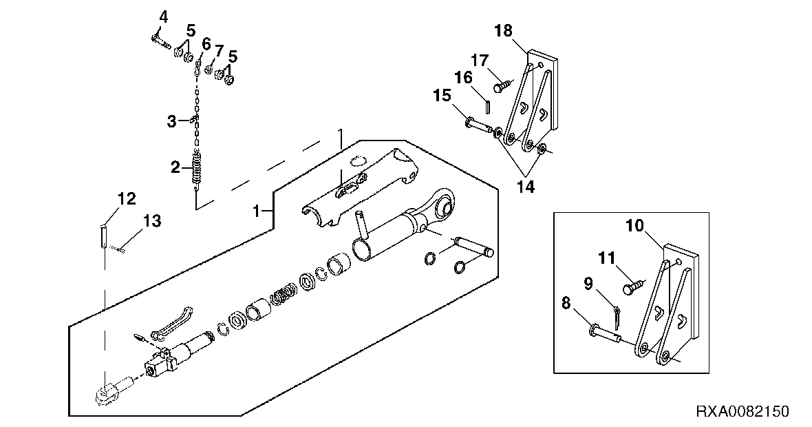 LEFT-HAND STABILIZER BAR (EUROPEAN VERSION)