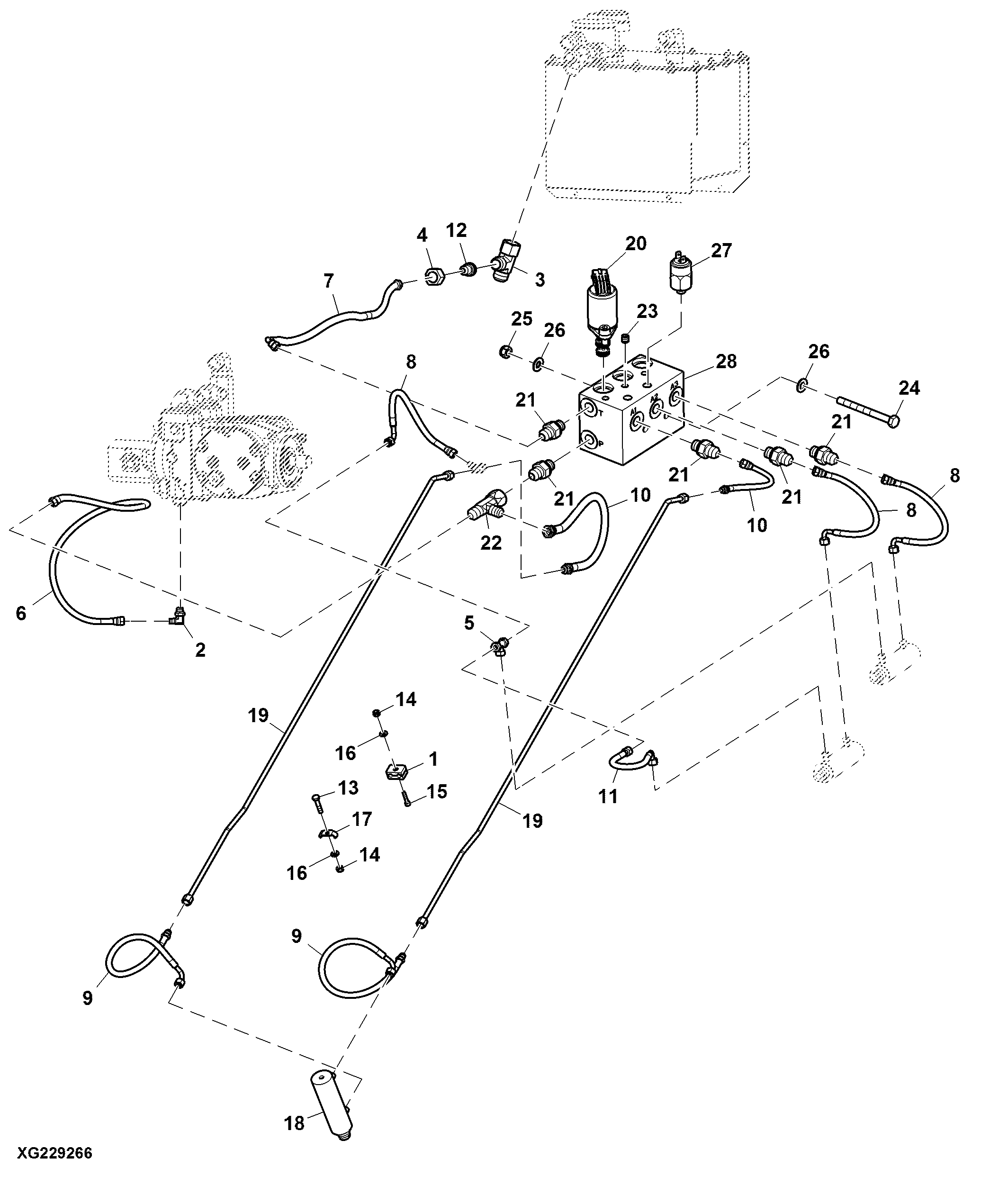 Hydraulics, Threshing Mechanism and Unloading Engage