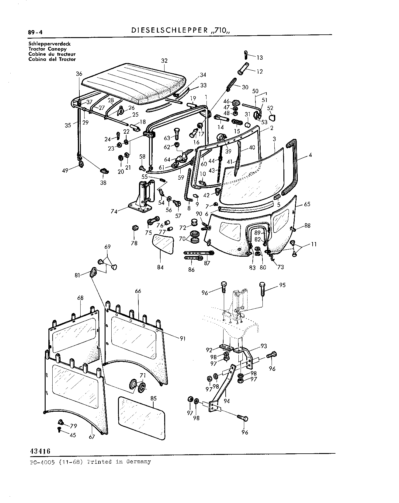 Tractor Canopy (Continued)