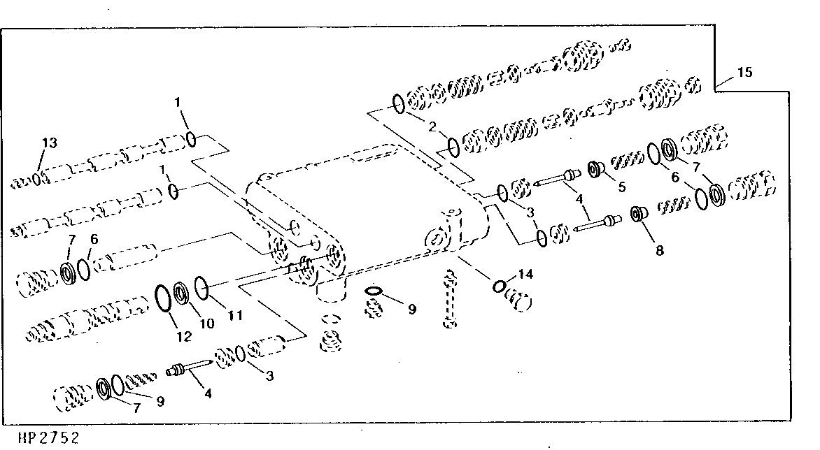 Main Hydraulic Control Valve, Kit (615977 - )