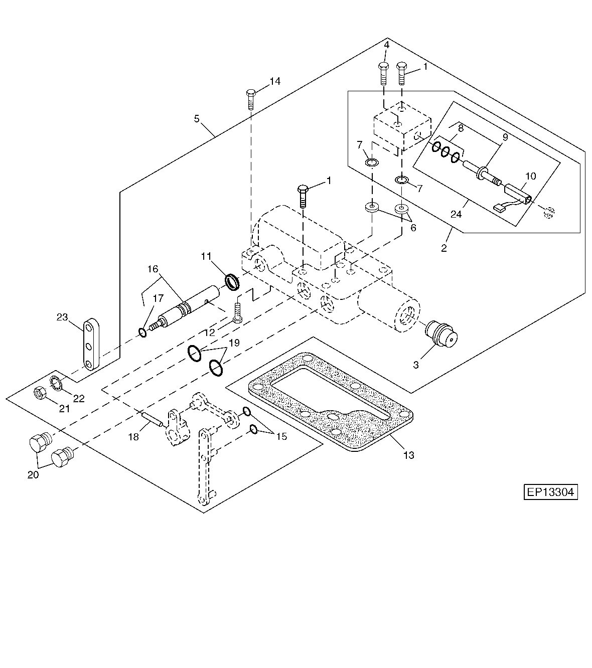 PLATFORM DRIVE PUMP DISPLACEMENT CONTROL VALVE