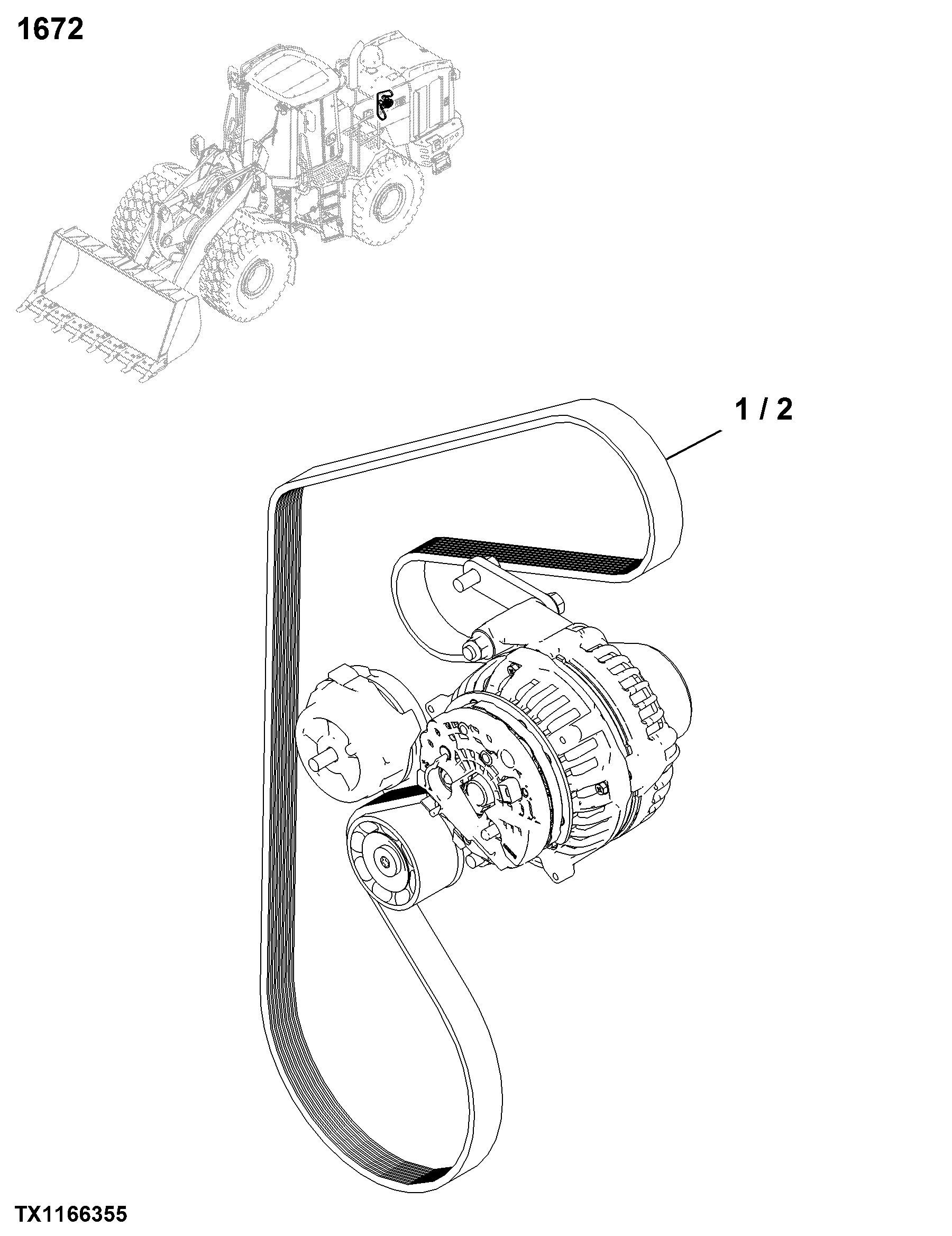 1672 Alternator, Regulator & Charging System Wiring
