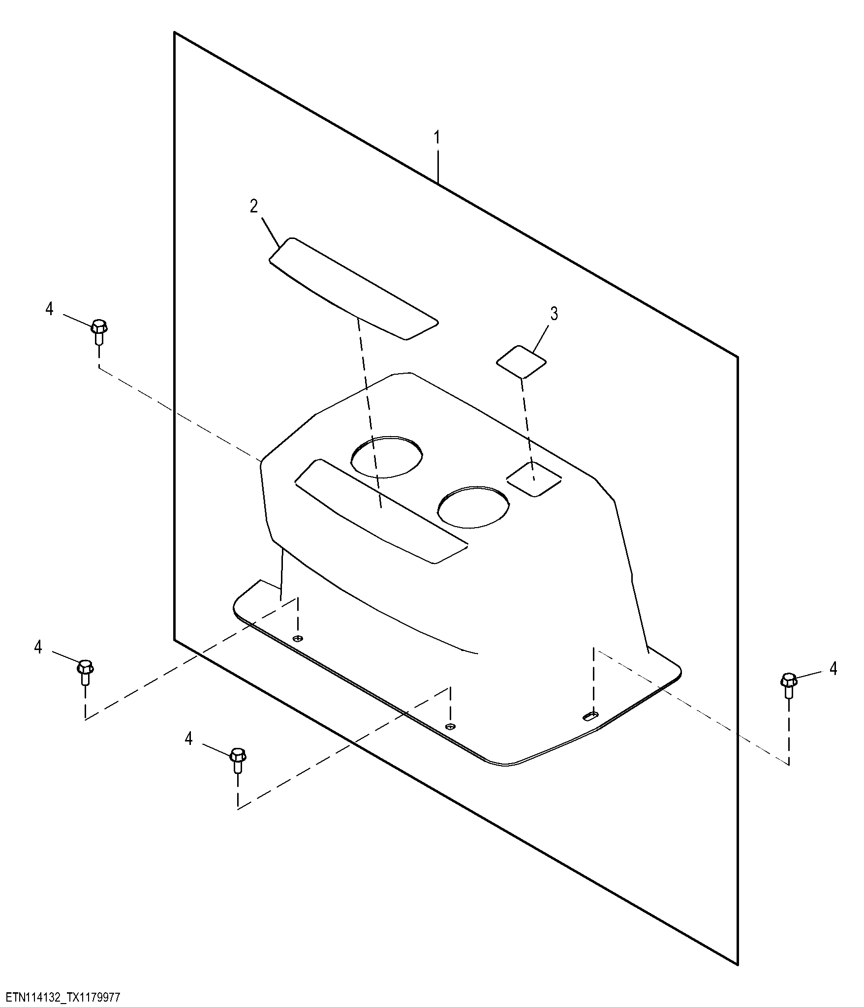 Backhoe Console, Two Lever Extendable Or Auxiliary