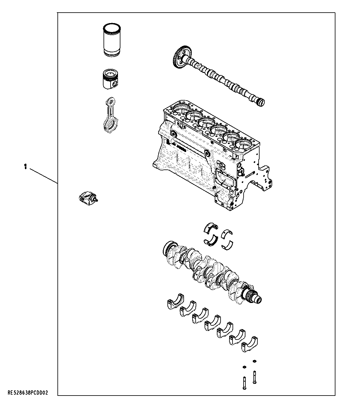 9901 SHORT BLOCK ASSEMBLY