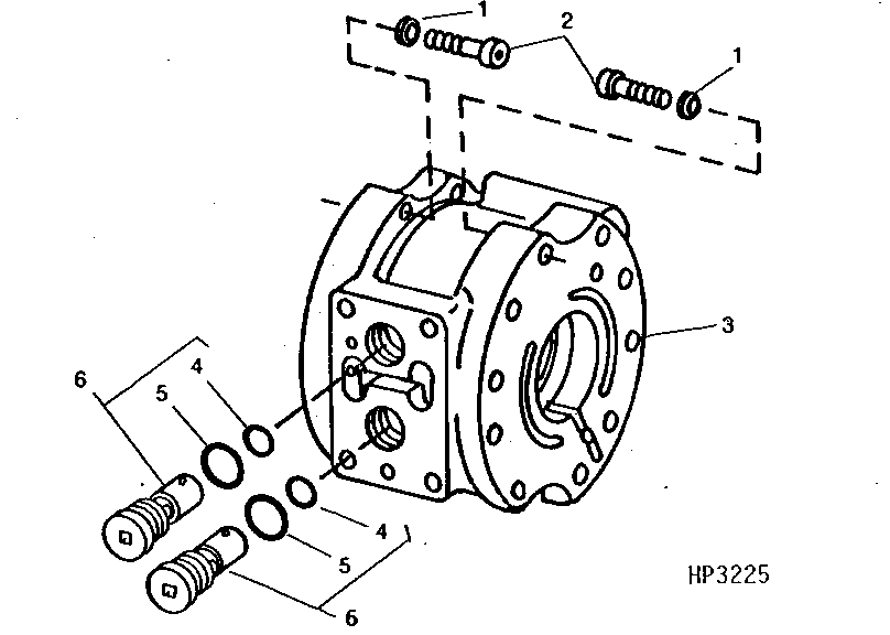 HYDROSTATIC DRIVE CENTER SECTION (EATON) (620869 - )